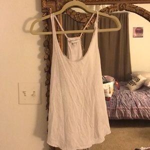 Victoria’s secret white flowy tank